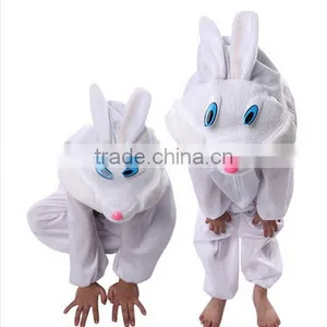 Children Winter Animal Costume Carton Jumpsuit/Kids Cosplay Onesie/Baby Rabbit Romper thumbnail-1