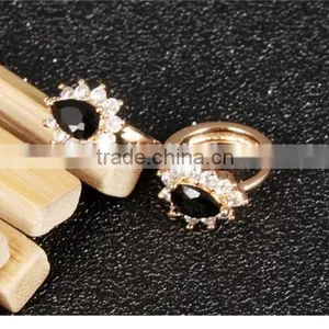 2016 Zircon Jewelry Stainless Steel Earings for Fancy Girls thumbnail-3