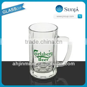 SH17 Fashion Glass Beer Mug Business Gift Drinking Beer Glass Mug Popular Glass Cup Mugs thumbnail-1