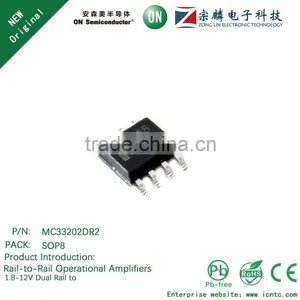 Genuine Original MC33202DR2 SOP8 Rail-to-Rail Operational Amplifiers 1.8-12V thumbnail-1