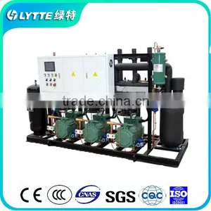Water Cooled Screw Racks Refrigeration Compressor Racks for Large Cold Room Project, CE thumbnail-1