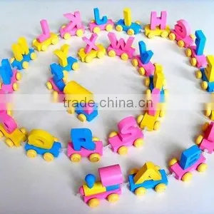 2014 Wooden Alphabet Train for Kids thumbnail-1
