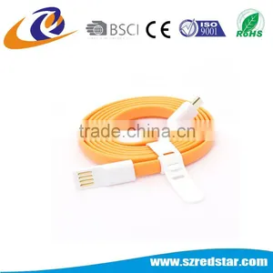 Diversiform Color Univesal Flat 1M Micro Magnetic Cable USB Charging Sync Cable thumbnail-4