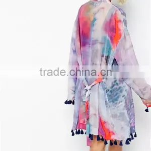 High Quality Sexy Beachwear Polyester Chiffon Fashion Kaftan thumbnail-4