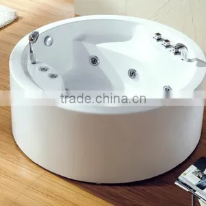 Luxury Round Acrylic Hot Tub,round Massage Bathtub,whirlpool Tubs thumbnail-2