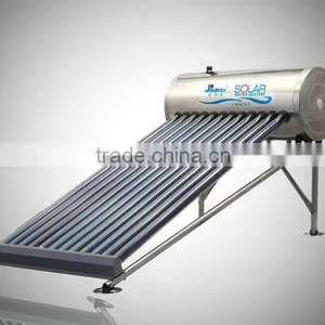200L High Quality Non-pressurized Solar Water Heater With Round Pipe Frame thumbnail-1