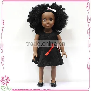 18 Inch Brown Black Vinyl Fashion Dolls thumbnail-3