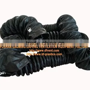 Black Fire Retardant Flexible Antistatic Air Duct thumbnail-1