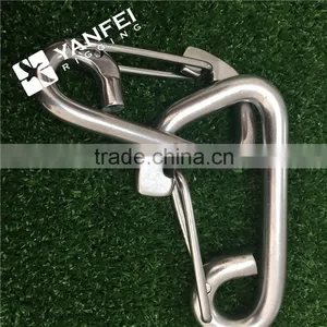 Stainless Steel Delta Simple Snap Hook With Eye thumbnail-5