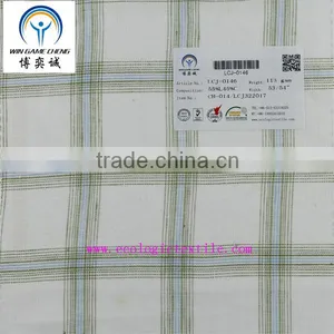 55%LINEN 45%COTTON INTERWOVEN CHECK FABRIC thumbnail-1