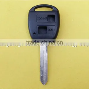 Blank 2 Button Remote Key Case for Toyota Corolla Camry Prado RAV4 FOB Shell TOY47 Blade thumbnail-2