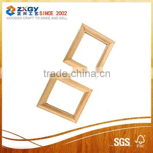 Siliver Classical Rectang Wooden Swept Frame For Decoration thumbnail-2