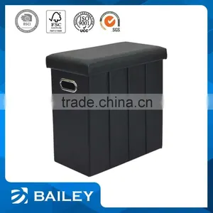 Wholesale Custom Storage Pouf Ottoman thumbnail-1