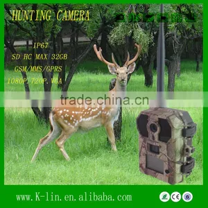 Night Vision Laser Trap Camera 12MPwildlife Camera Trail Hunting Camera HD 1080P 940NM Black IR LED GSM/GPRS Digital Trail Cam thumbnail-1