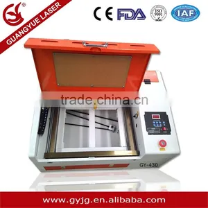 Cheap Type GY-430 LAS,DWG,BMP,DXF,DXP,AI,PLT,DST Graphic Format Supported Laser Engraving Machine thumbnail-1