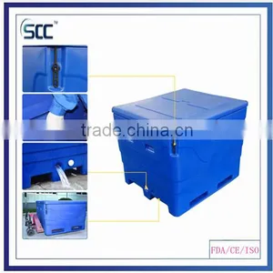 Insulated LLDPE Plastic Fish Tub, Fish Tub With PU Insulation by Rotomolding thumbnail-2