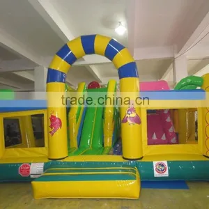 Commercial Inflatable Bouncy Castle With Slide thumbnail-4
