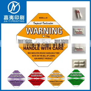 2015 Shockwatch Label Impact Indicator Shipping Label Monitoring Shock Label thumbnail-5