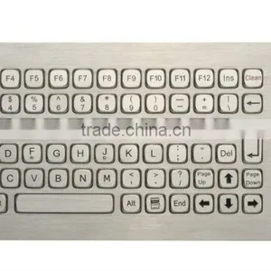 Full Funtionalities IP65 With Trackball Integrated Metal Keyboard thumbnail-1