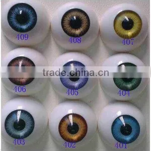 High Quality Colourful Plastic Eyes in Round Ball Half-round and Oval thumbnail-1