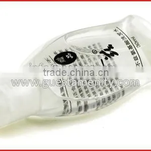 Natural Hotel Bath Products for Shampoo Transparent Pvc Hotel Bottle thumbnail-2