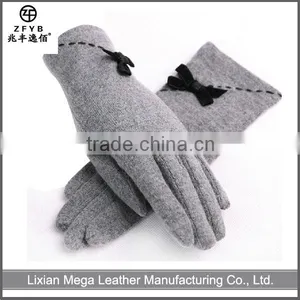 China Wholesale Custom Hand Wool Gloves thumbnail-1