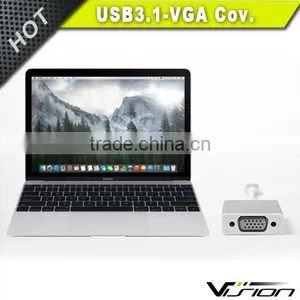 Vision New Product High Speed USB3.1 to VGA Adapter for Mac. thumbnail-6