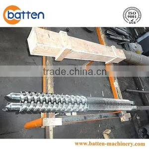 Parallel Twin Screws Extruder Screw Barrel for Plastic Extruder thumbnail-1