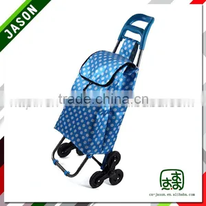 Pooyo A3S 6 Wheel 600D Shopping Trolley Bag thumbnail-1