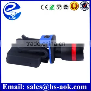 Outdoor Hand Free LED Clip On Cap Hat Flashlight Lamp thumbnail-1