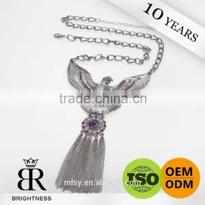 Beautiful Eagle Necklace Chain Types for Garments Brightness F1-80010 Quality Choice thumbnail-1
