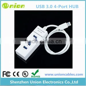 4-Port USB 3.0 Portable Compact Hub For PC Laptop Super Speed 5GbpsPortable Compact Hub For PC Laptop Super Speed 5Gbps thumbnail-1