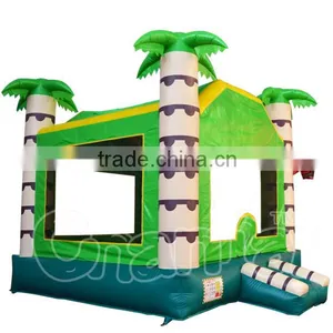 Wholesale Inflatable Palm Tree Boucer for Sale, Cheap Inflatable Jumping Bouncer for Kids Game thumbnail-3