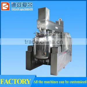 500L High Quality Vacumn Emulsifying Mixer for Cosmetic Cream thumbnail-2