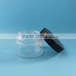 120ml 4oz 120g Clear Pet Cosmetic Jar With Screw Lid thumbnail-2