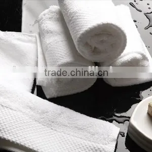 Pure White 16s Terry Soft Plain Woven Style Wholesale Hotel Bath Towel thumbnail-2