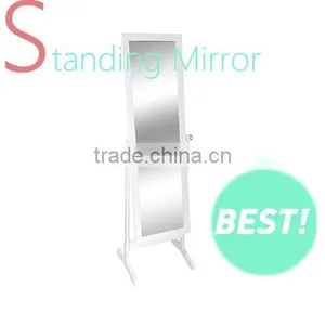 MDF Frame Floor Stand Dressing Mirror for Sale thumbnail-3