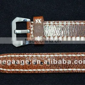 Newest Bracelet Cool Handmade 24mm Leather Watch Band Fashion Belt thumbnail-1