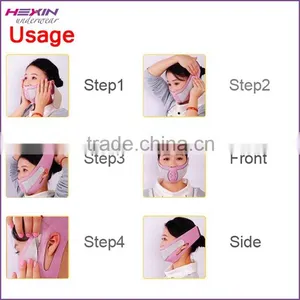 Paypal Accepted Soft Nylon Rubber Face Slimming Mask Belt Face Thining Mask Bandage Quality Choice thumbnail-1