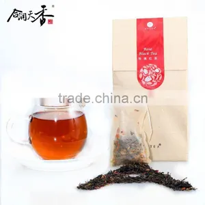 Organic Certificated Rose Flower Scented Black Tea thumbnail-1