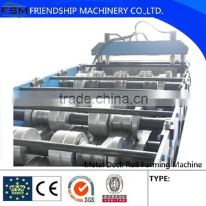 High Precision Steel Structure Floor Deck Roll Forming Machine For Metal Decking Sheet thumbnail-3