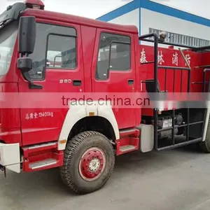 SINOTRUCK Double Cab 4X2 Forest Firefighting Fire Truck for Sale thumbnail-3