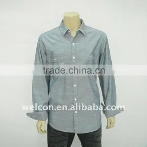 Men's Casual Yarn Dyed Shirt thumbnail-1