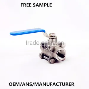 Stainless Steel 2PC Ball Valve, Threaded End, 1000PSI WOG Quality Choice thumbnail-5