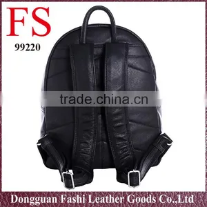 Wholesale Western Style Men's School Leather Outdoor Backpack thumbnail-3