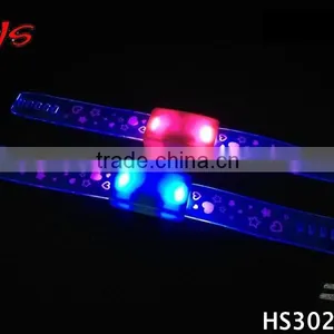 2015 China Manufactuer Flashing OEM Words Watch Motion Led Light Bracelet thumbnail-3