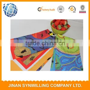 100% Cotton Fabric Printed Tea Towel With AZO Free Test Report thumbnail-2