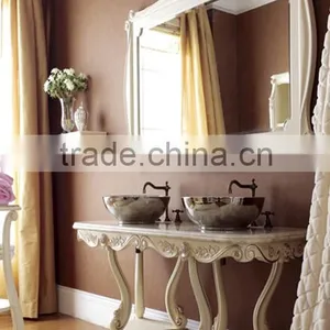 Royal European French Furniture Antique Bathroom Sets Washbowl Bath Mirror thumbnail-1