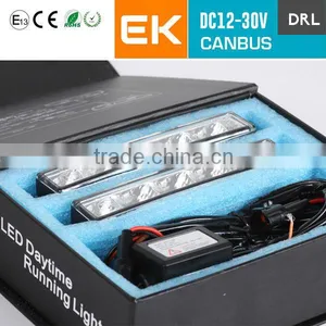 DRL LED Full Aluminum Housing 6 LEDs 12W E-Mark thumbnail-2