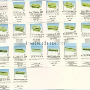 Factory Price 2.54mm 3.81mm 5.08mm Screwless Terminal Block thumbnail-6